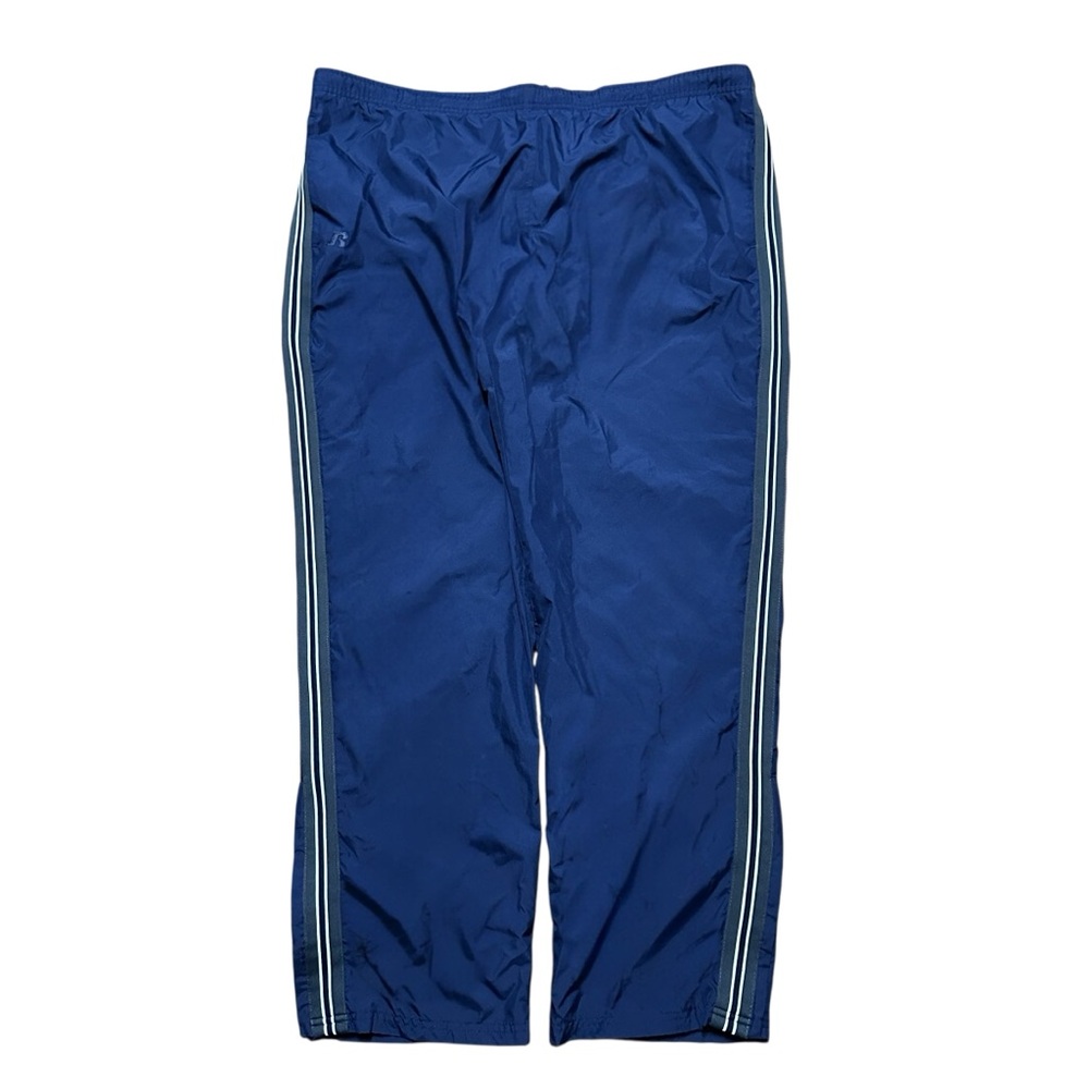 Vintage Y2K Russell Athletic Blue Baggy Windbreaker Sweatpants Size L